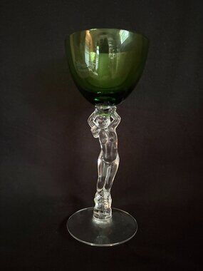 Cambridge Statuesque Nude Stem claret wine glass